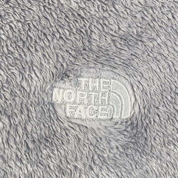 The North Face Women’s XL Gray Sherpa Fleece Hooded Sweatshirt Kangaroo Pocket - Picture 8 of 12